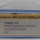 Bachmann 14753 N Baltomore and Ohio 85' Coach with Lighted Interior