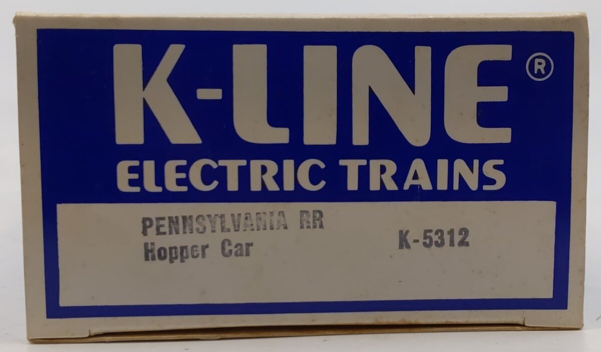 K-Line K5312 O Gauge Pennsylvania 2-Bay Hopper Car
