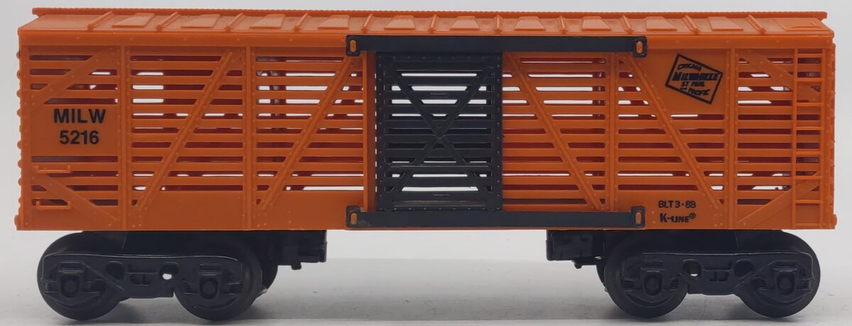K-Line K5216 O Gauge Milwaukee Road Stock Car