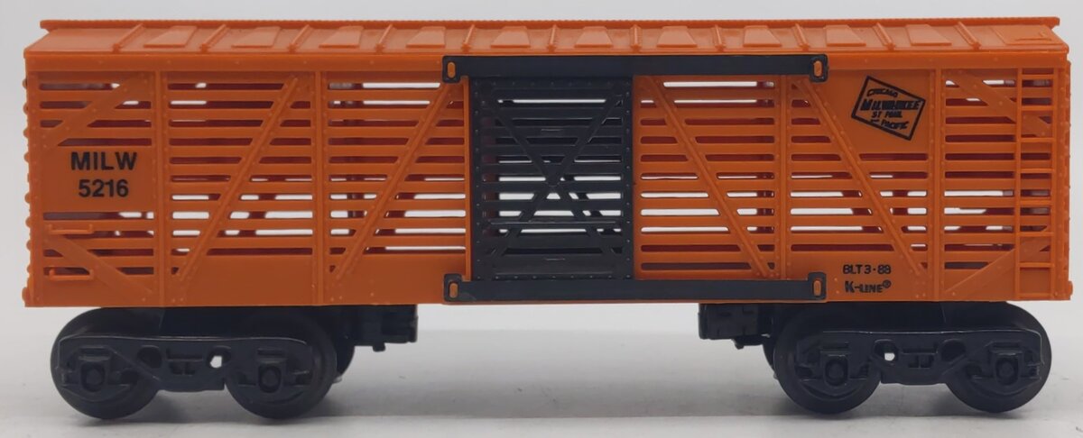 K-Line K5216 O Gauge Milwaukee Road Stock Car