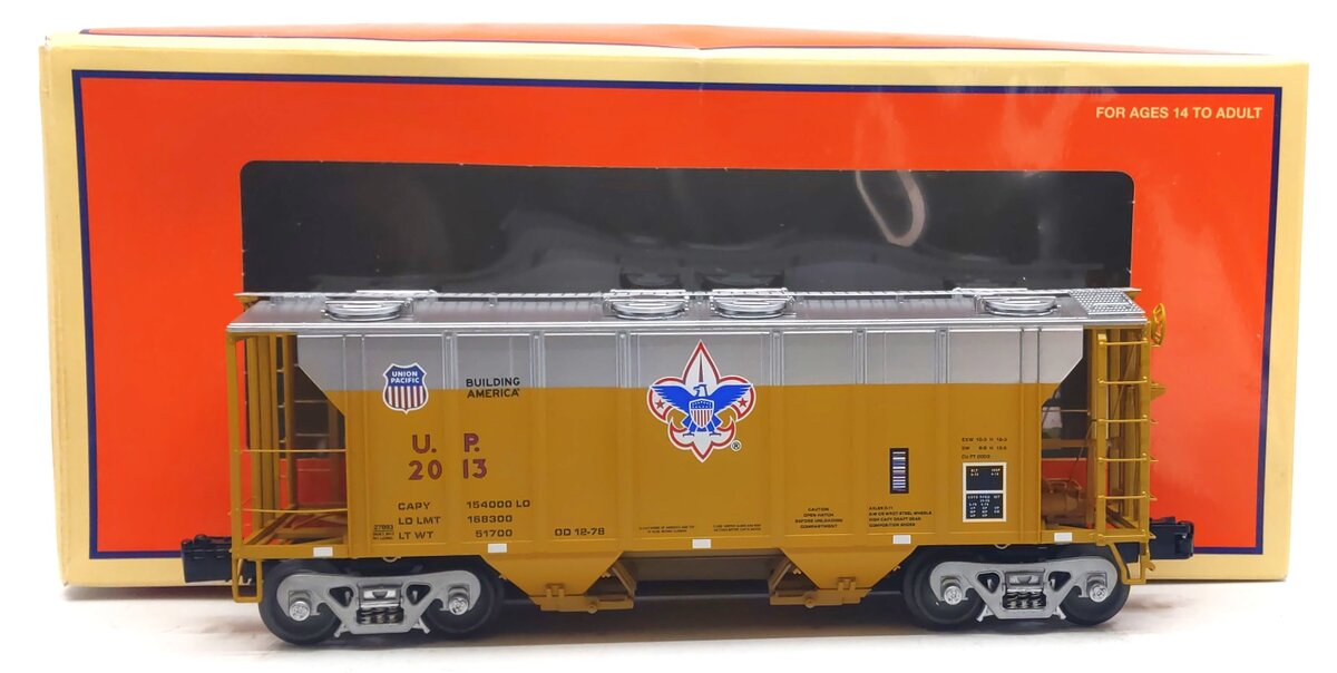 Lionel 6-27093 O Gauge Boy Scouts of America PS-2 Hopper #2013