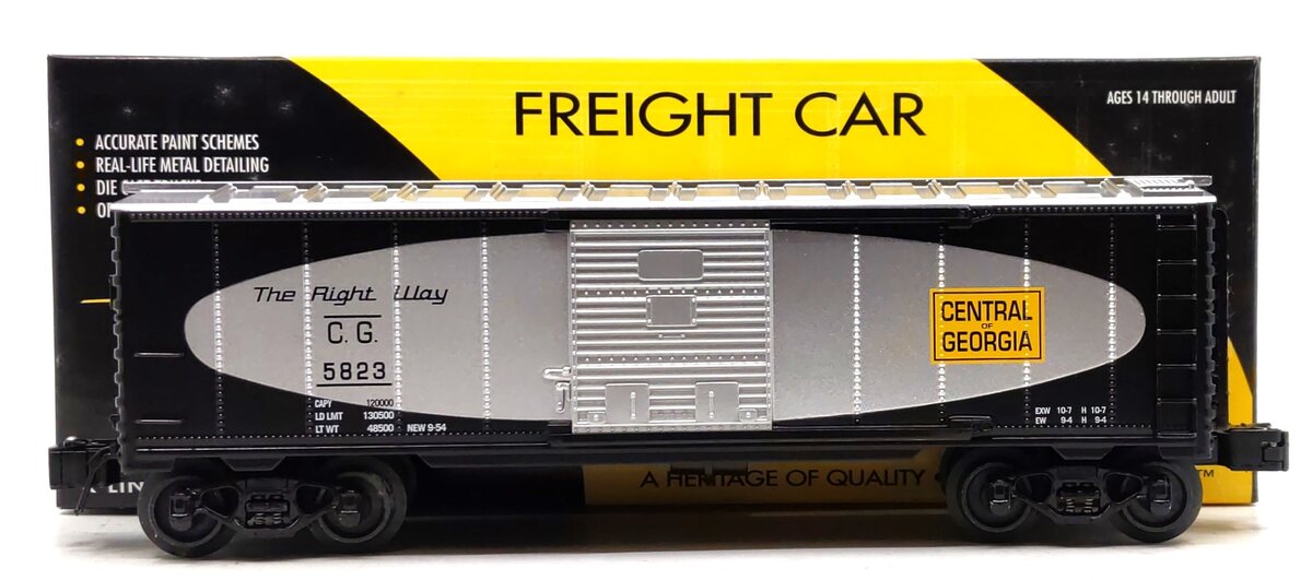 Lionel 6-22640 K-Line O Central of Georgia Boxcar #5823