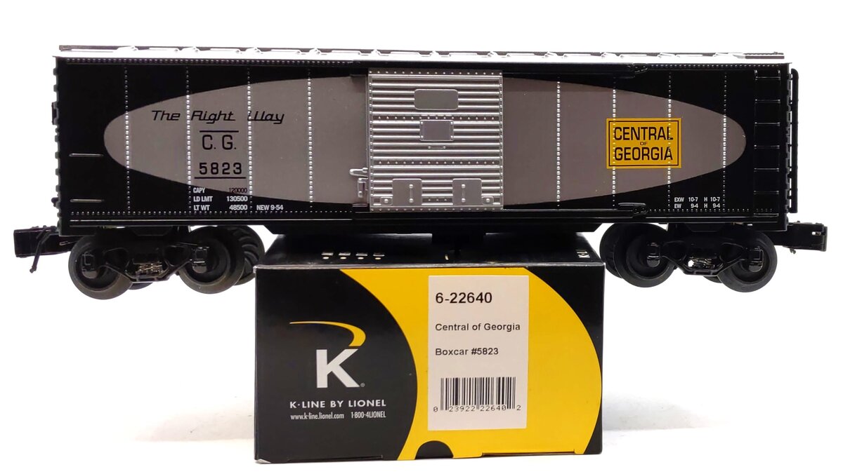Lionel 6-22640 K-Line O Central of Georgia Boxcar #5823