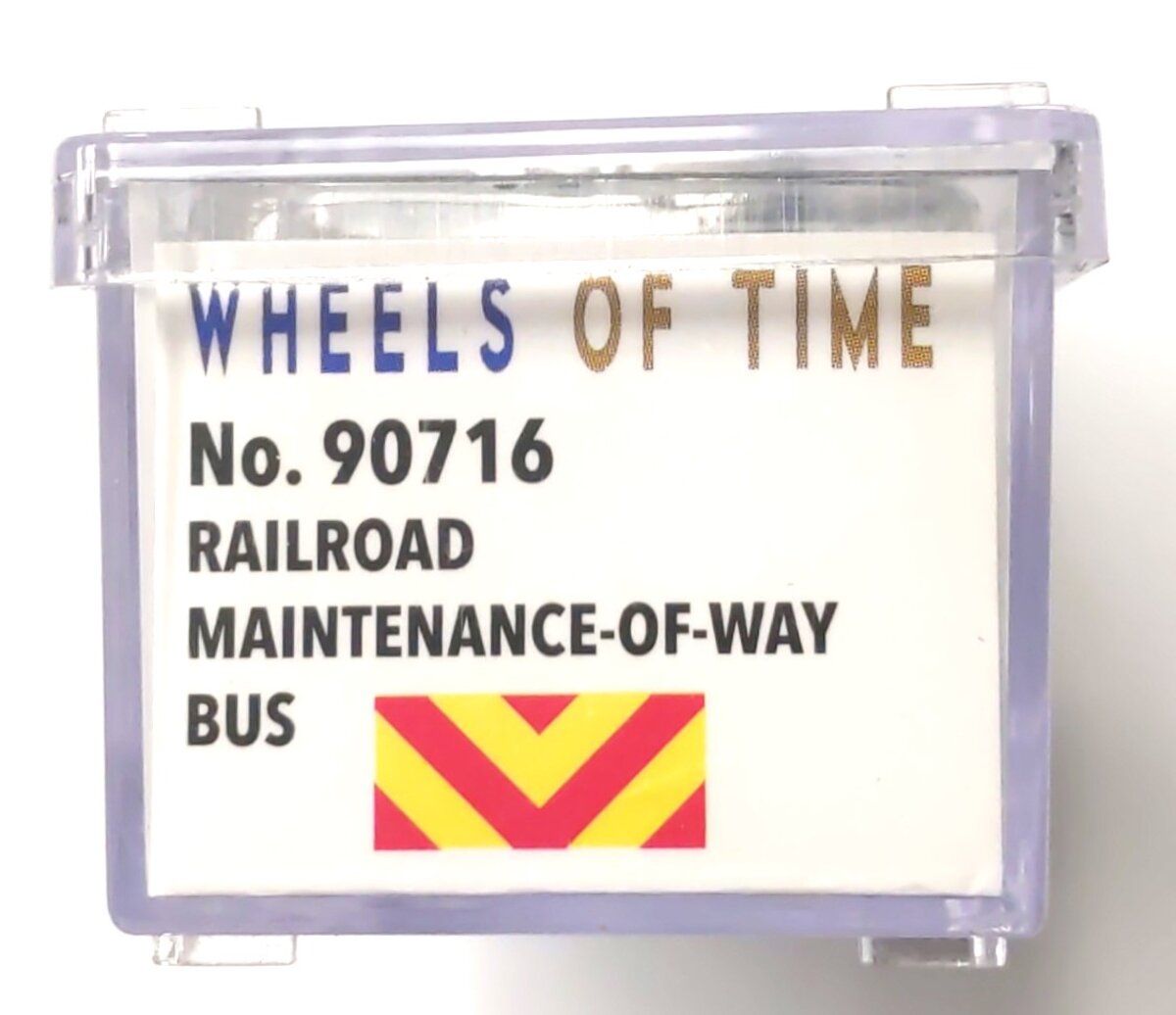 Wheels of Time 90716 1:160 N MOW Motor Coach Railroad