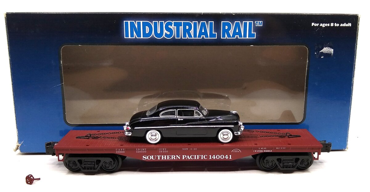 Industrial Rail 1004204 Southern Pacific Flatcar w/Auto