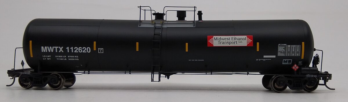 Athearn 98460 HO MWTX 30,000-Gallon Ethanol Tank Car RTR #112620