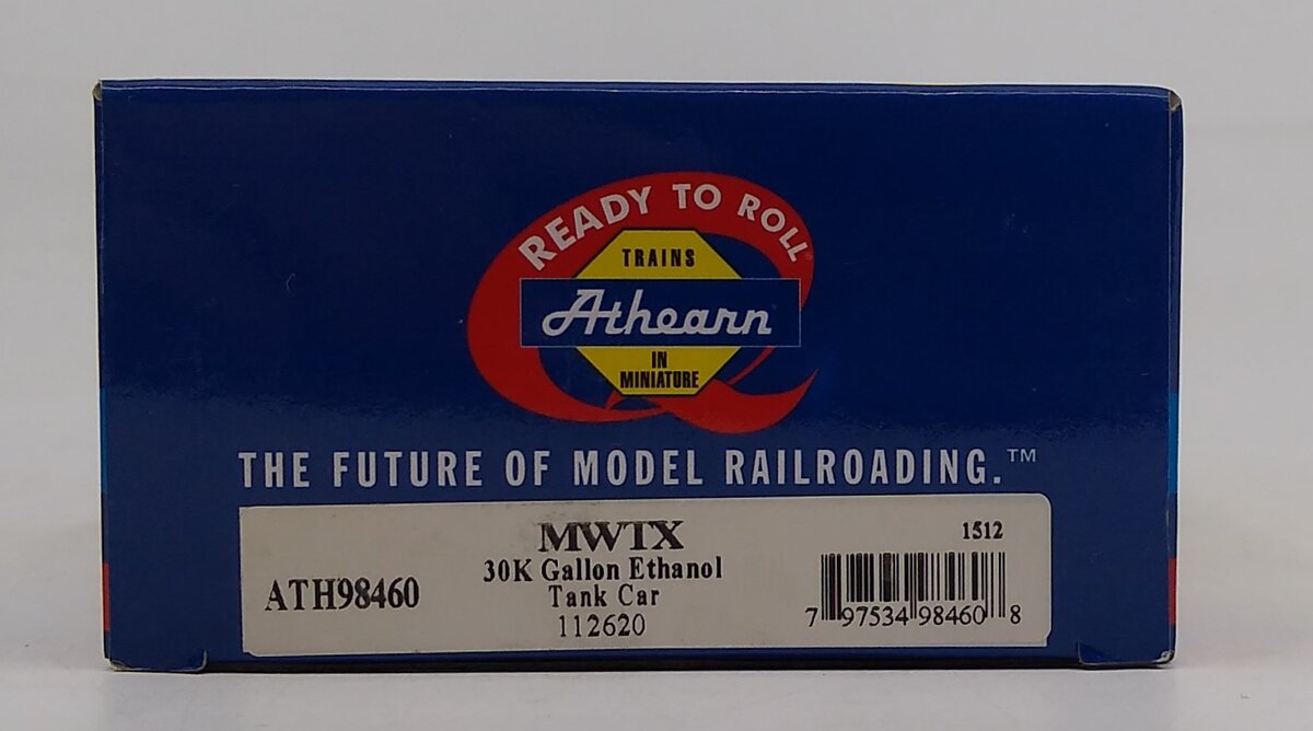 Athearn 98460 HO MWTX 30,000-Gallon Ethanol Tank Car RTR #112620