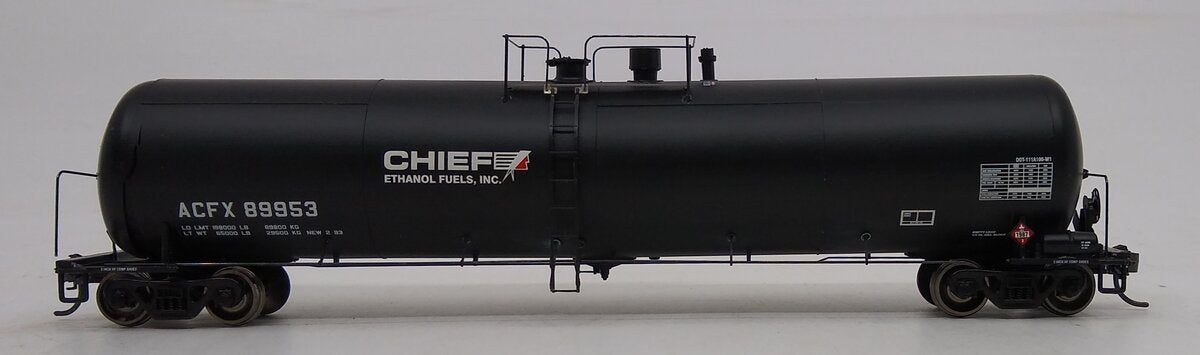 Athearn 98432 HO ACFX 30,000-Gallon Ethanol Tank #89953