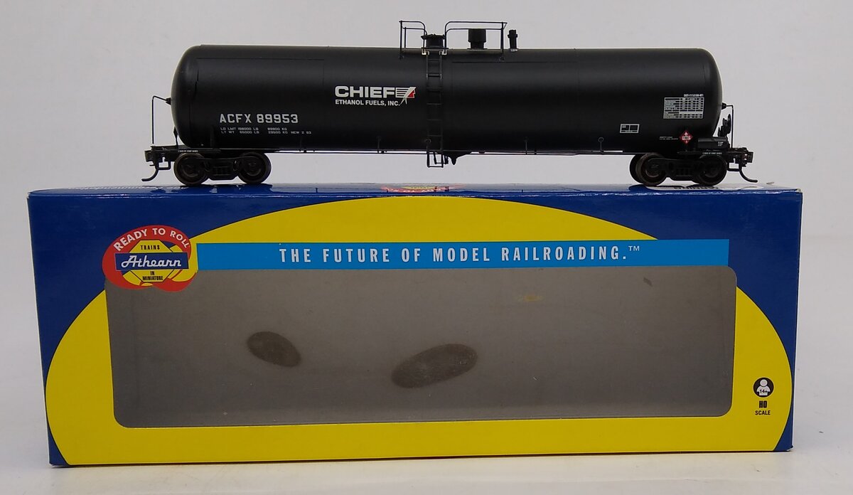Athearn 98432 HO ACFX 30,000-Gallon Ethanol Tank #89953