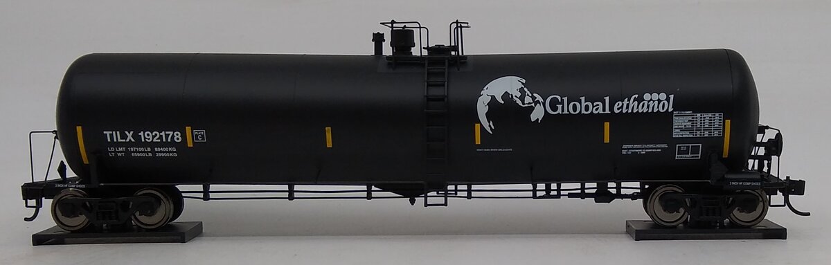 Walthers 920-100617 HO Global Ethanol 55' Trinity 30,145-Gallon Tank Car #192178