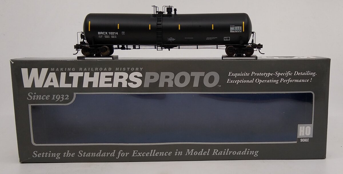 Walthers 920-100602 HO BRCX 55' Trinity 30,145-Gallon Tank Car #10214