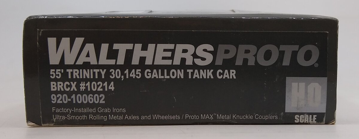 Walthers 920-100602 HO BRCX 55' Trinity 30,145-Gallon Tank Car #10214