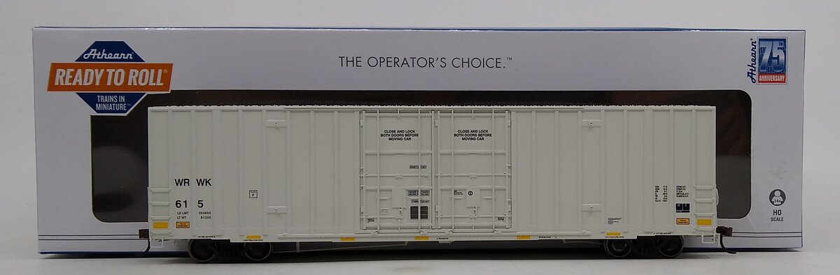 Athearn 75303 HO WRWK RTR 60' Gunderson Boxcar #615