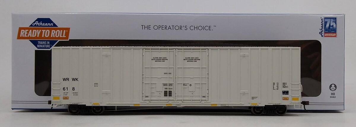 Athearn 75304 HO WRWK RTR 60' Gunderson Boxcar #618