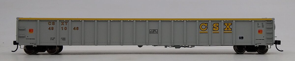 Walthers 910-6415 HO CSXT Ready to Run 68' Railgon Gondola #491046