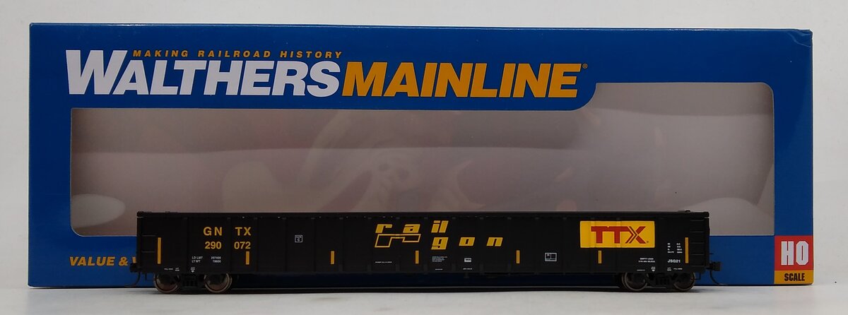 Walthers 910-6421 HO Railgon GNTX Ready to Run 68' Railgon Gondola #290072