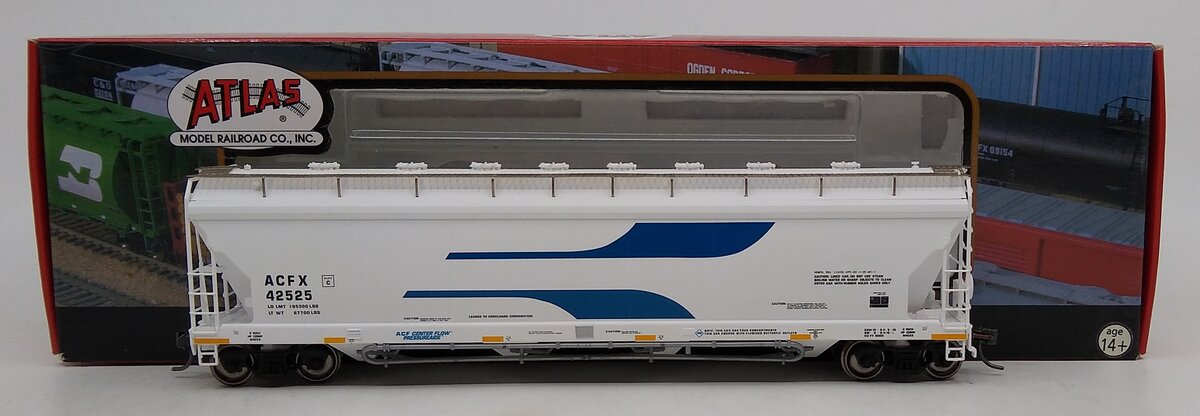 Atlas 20001062 HO Engelhard ACF Centerflow Pressureaide Covered Hopper #42525