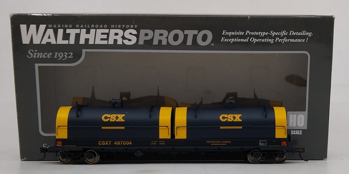 Walthers 920-105202 CSXT 50' Evans Cush Coil Car #497004