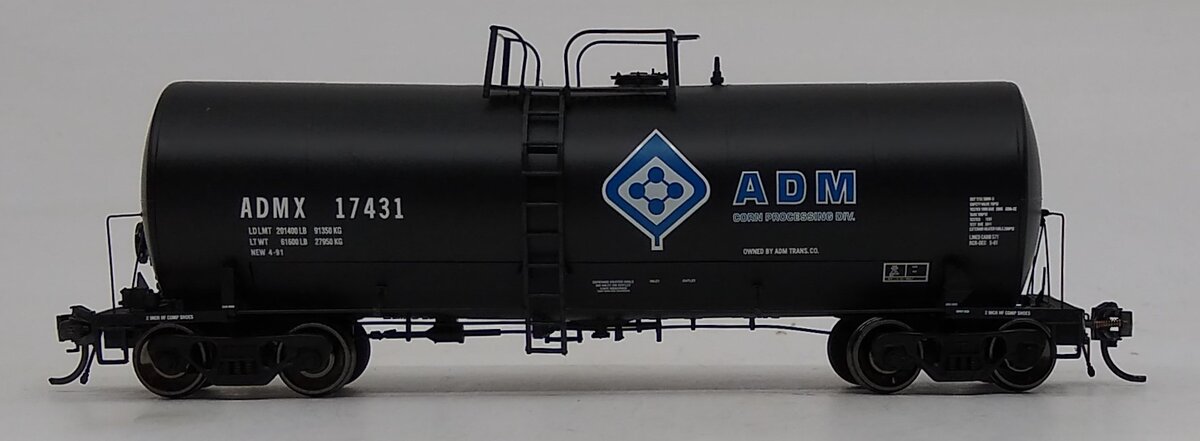 Atlas 20004985 HO ADM (Molecule) 17,600 Trinity Corn Syrup Tank Car #17431