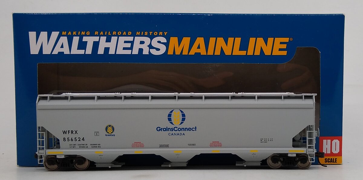 Walthers 910-7647 HO Grain Connect WFRX 60' NSC 5150 3-Bay Covered Hopper#856524