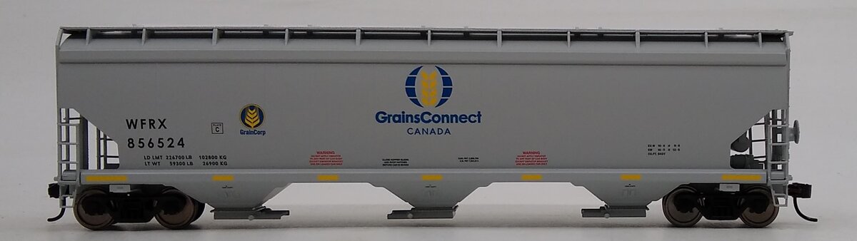 Walthers 910-7647 HO Grain Connect WFRX 60' NSC 5150 3-Bay Covered Hopper#856524