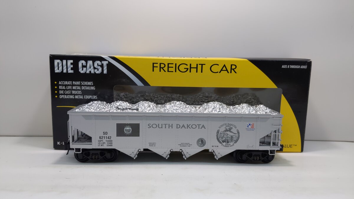 K-Line 6-21142 South Dakota State Quarter Hopper Bank
