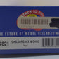 Athearn 7821 HO Scale Chesapeake & Ohio U.S. Mail RPO Car #111