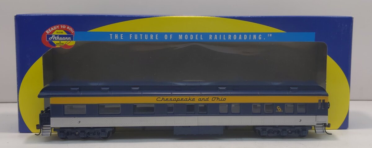 Athearn 7826 HO Scale Chesapeake & Ohio Observation Car #3