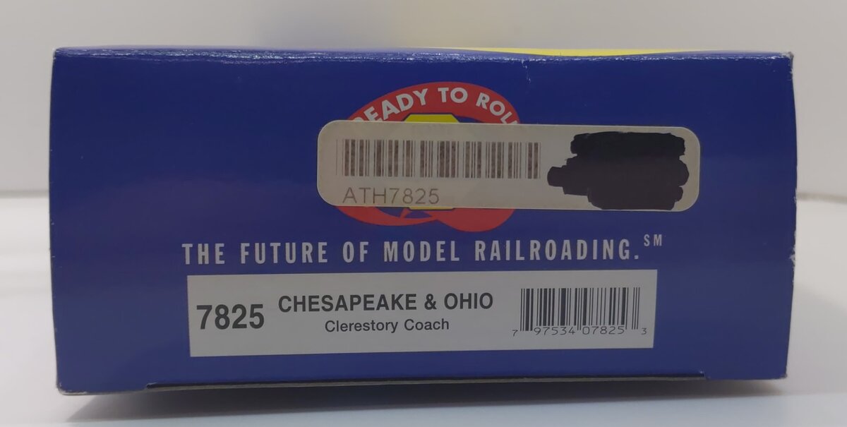 Athearn 7825 HO C&O Standard Clerestory Roof Coach