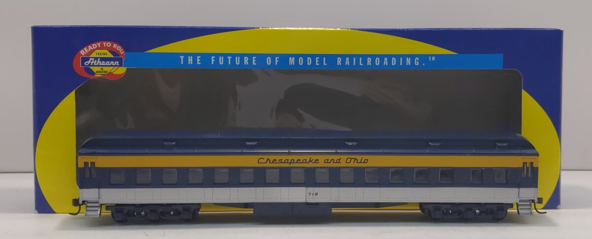 Athearn 7825 HO C&O Standard Clerestory Roof Coach