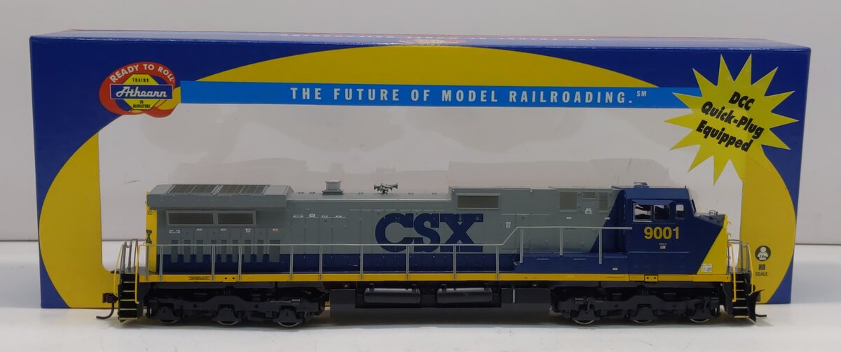 Athearn 78945 HO CSX YN2 Ready to Run C44-9W Diesel Locomotive #9001