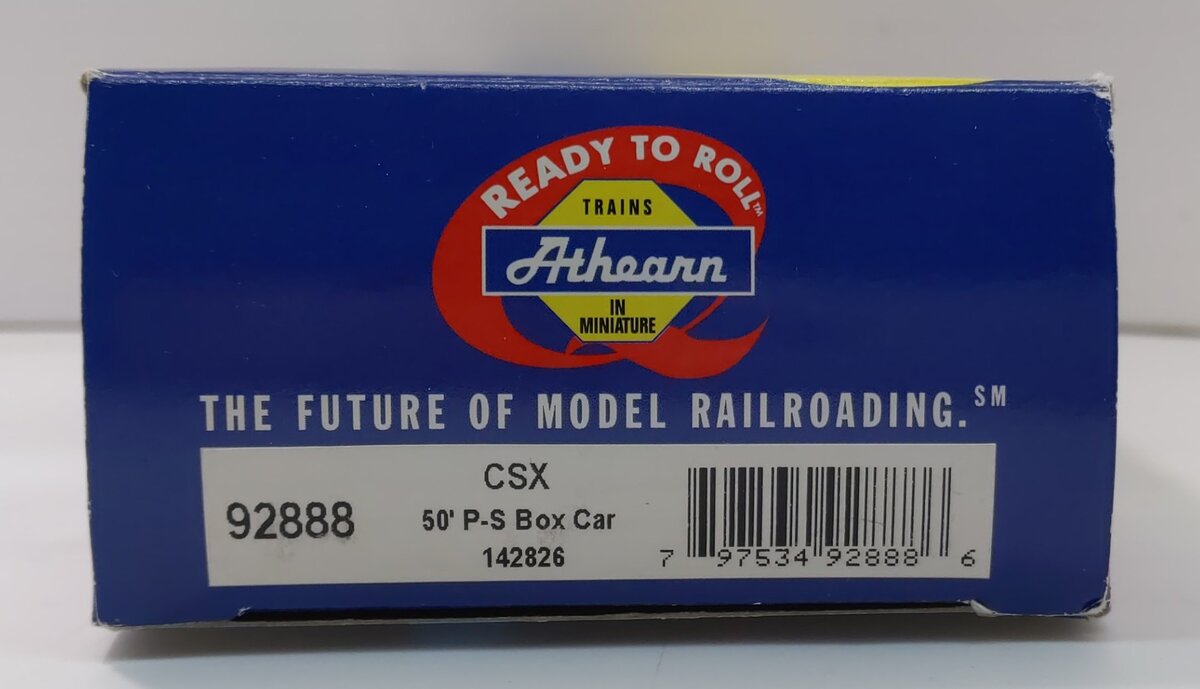 Athearn 92888 HO Scale CSX 50' PS 5277 Boxcar #142826