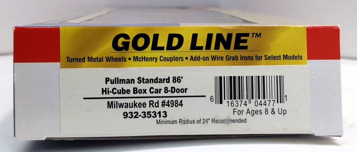 Walthers 35313 HO Milwaukee Road 40' Plug Door Box Car #4984