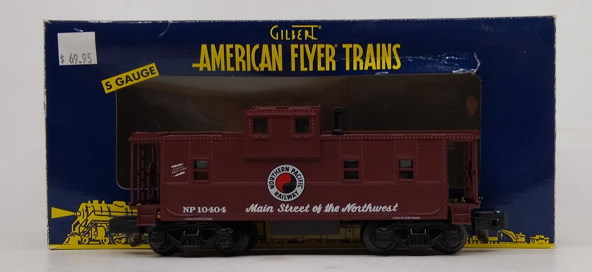 American Flyer 6-48755 S Scale Northern Pacific Extended Vision Caboose