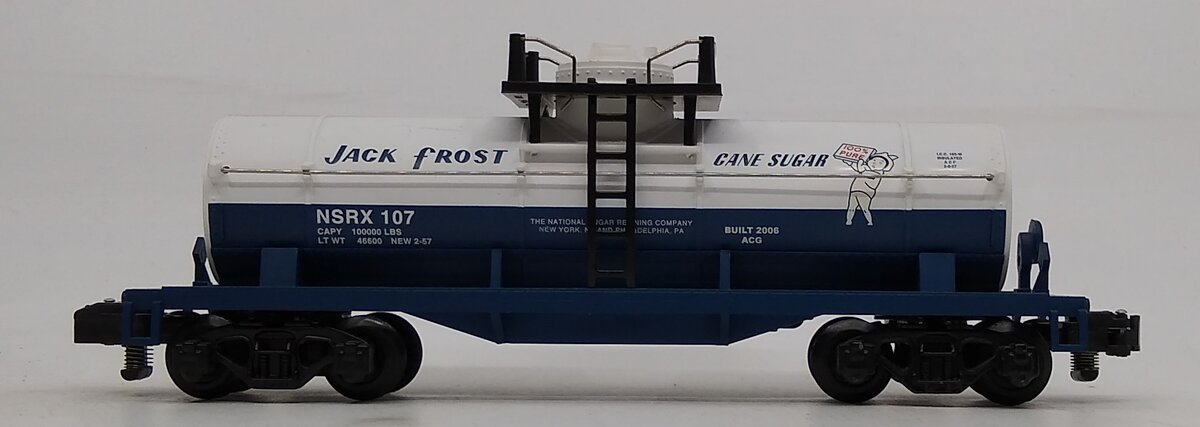 American Flyer 6-48419 S Gauge Jack Frost Single Dome Tank Car #107