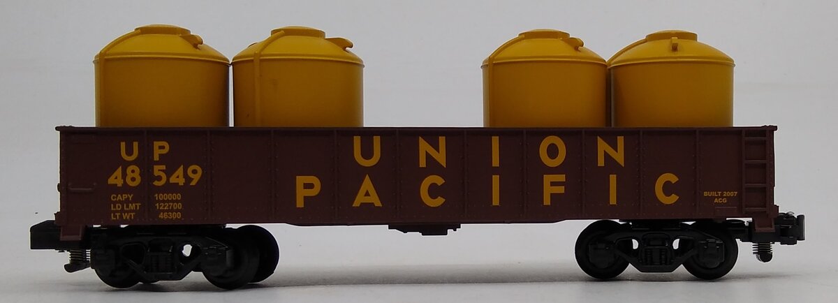 American Flyer 6-48549 S Scale Union Pacific Gondola with Canisters