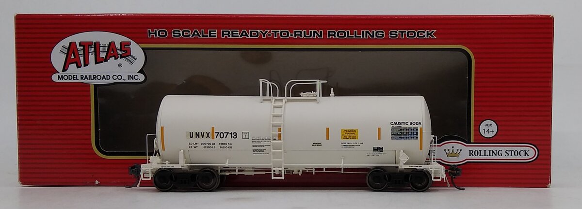 Atlas 20003220 HO Univar Canada, Ltd. 17,600 Gallon Corn Syrup Tank Car #70713