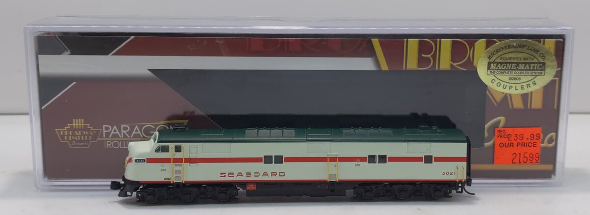 Broadway Limited 3606 N Seaboard Air Line EMD E7 A-Unit Diesel Locomotive #3021