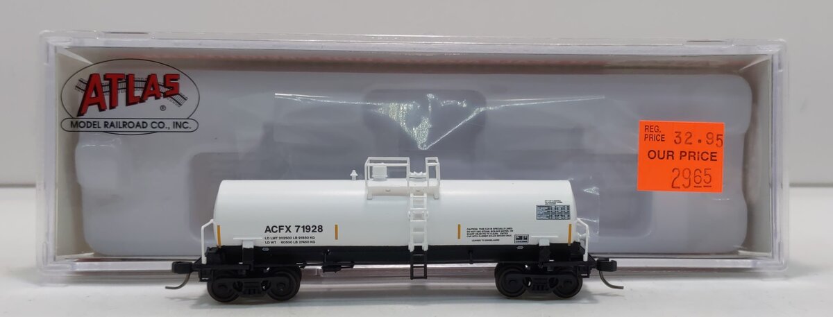 Atlas 50006149 N ACFX Kaolin Tank Car #71928
