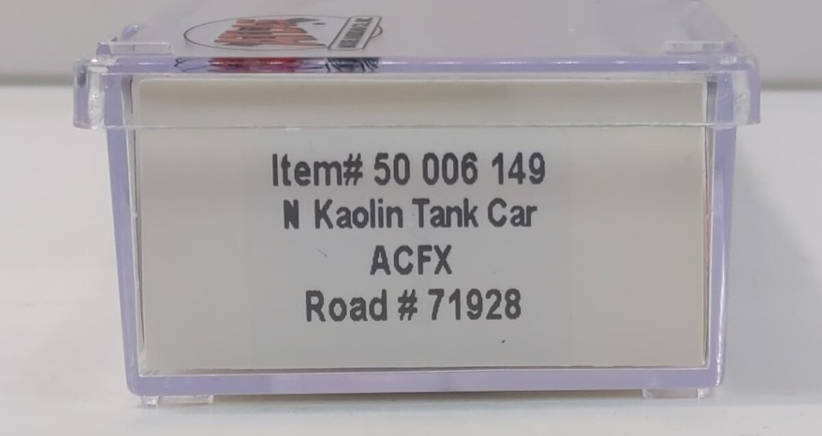 Atlas 50006149 N ACFX Kaolin Tank Car #71928