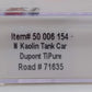 Atlas 50006154 N Dupont TiPure Kaolin Tank Car #71635