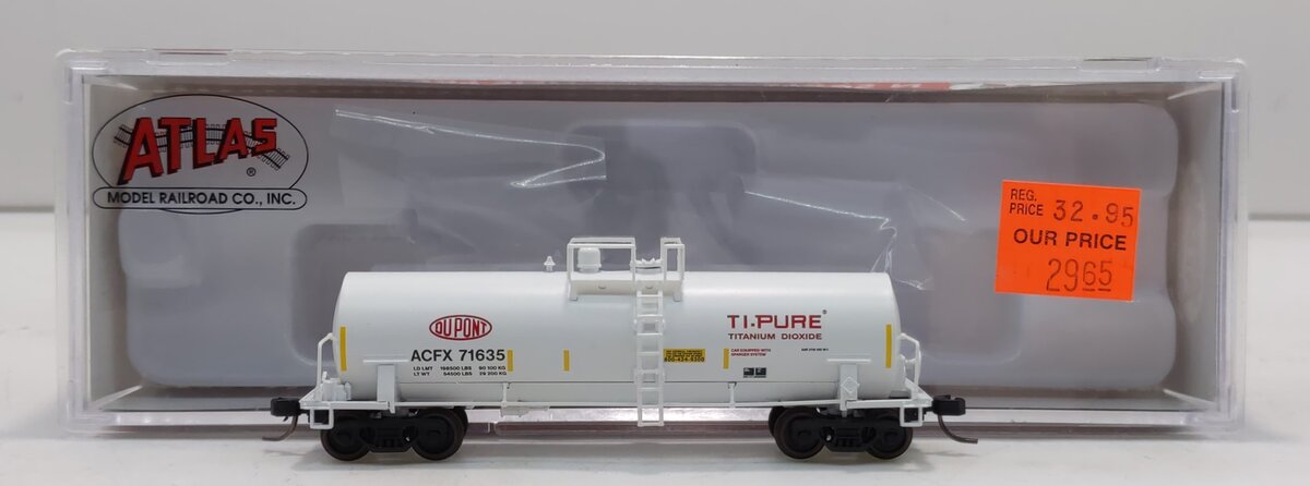 Atlas 50006154 N Dupont TiPure Kaolin Tank Car #71635
