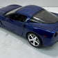 Hot Wheels C7523 1:18 Scale Die Cast Chevrolet Corvette C6 - Metallic Blue LN/Box