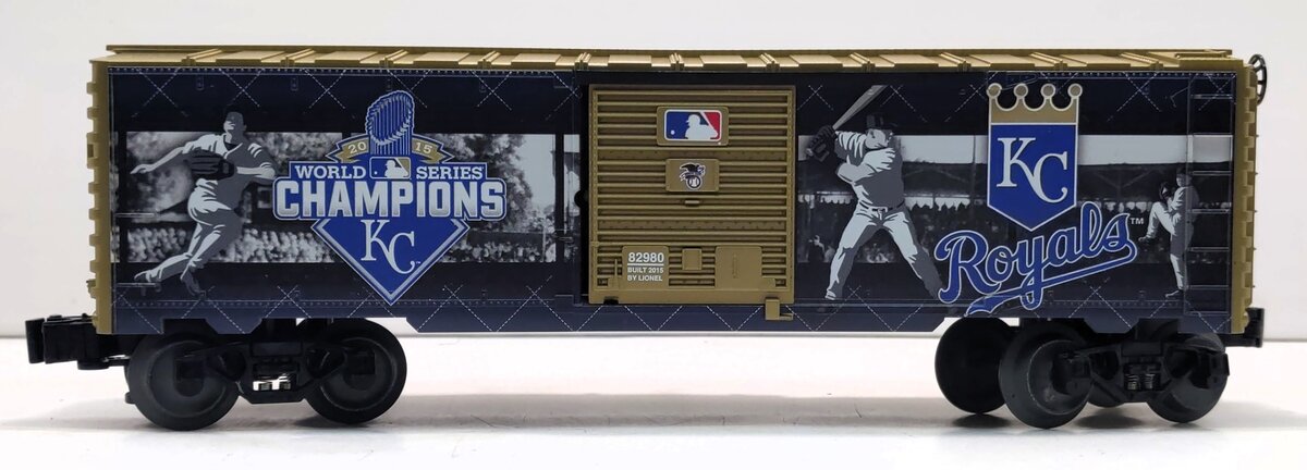Lionel 6-82980 O Kansas City Royals 2015 World Series Boxcar