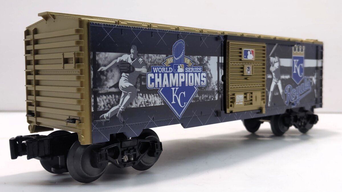 Lionel 6-82980 O Kansas City Royals 2015 World Series Boxcar