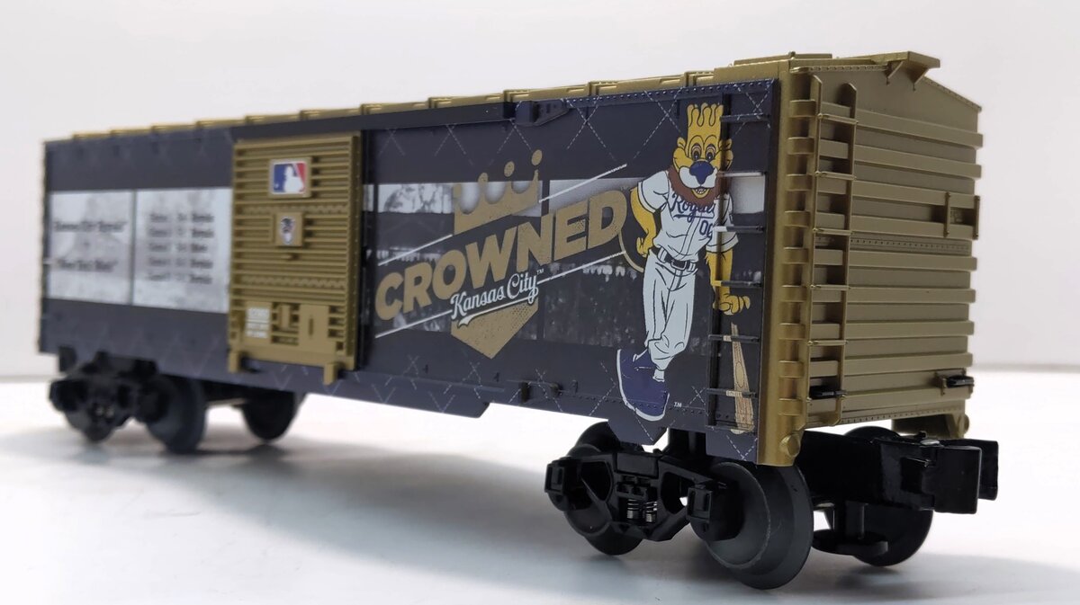 Lionel 6-82980 O Kansas City Royals 2015 World Series Boxcar
