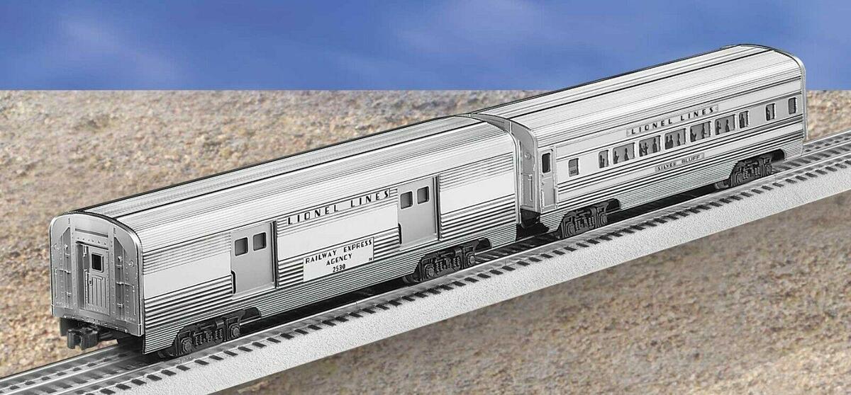 Lionel 6-35413 Lionel Lines Aluminum Streamlined Passenger Cars (Set of 2)