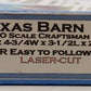 Built-Rite Models 103 HO Scale The Texas Barn Building Kit