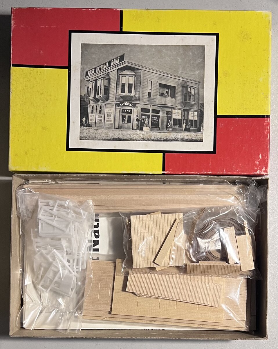 Timberline Models 152-1850 HO Scale First National Bank Building Kit