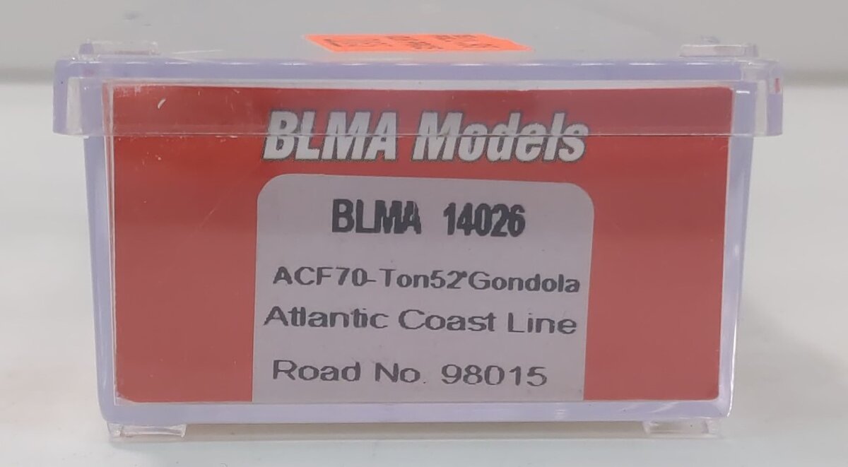 BLMA Models 14026 ACF ACLN 70-Ton 52' Gondola #98015
